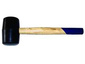 Киянка резиновая, деревянная ручка 450г